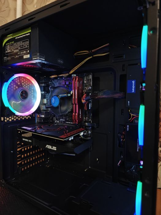 Бюджетный компьютер 1ST Player/H310M PRO/GTX 1050 ti/i3-9100f/16 OZU DDR 4/SSD sata