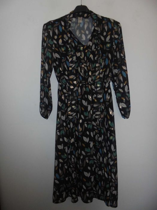 vestido de senhora as folhas