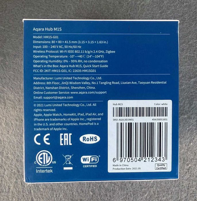 Kit Alarme SmartHome Xiaomi / Aqara - Hub + 4 sensores