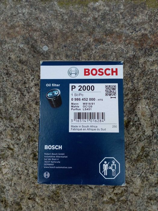 Filtros Oleo Bosch P2000 Para Toyota