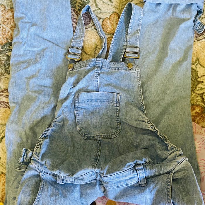 Джинсовий комбінезон (джинси, штани) для вагітних