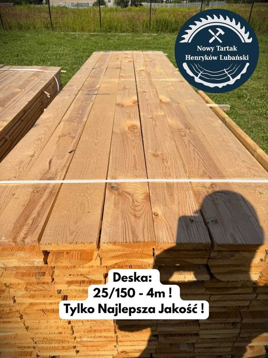 Deska Deski 32x150 4m 32/150 Taras Ogrodzenie Domek Skrzynia Tarasowa
