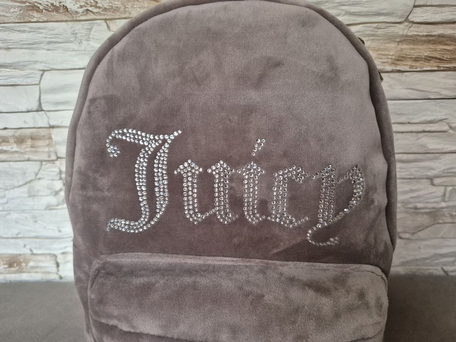 Plecak Damski Welurowy Juicy Couture