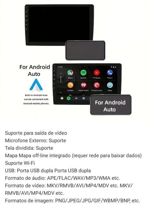 Radio 2din multimédia para Mercedes