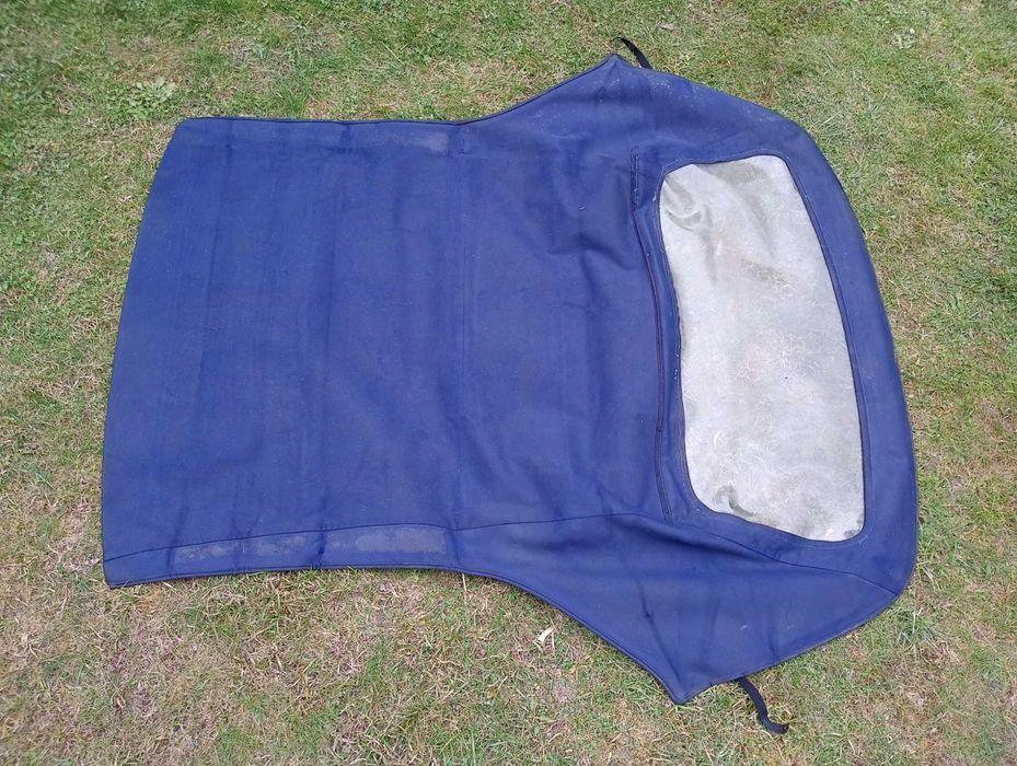 Poszycie dachu dach materiałowy Soft Top niebieski BMW E36 Cabrio