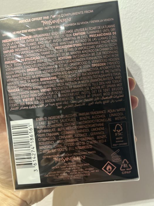 YSL Black Opium edp Glitter