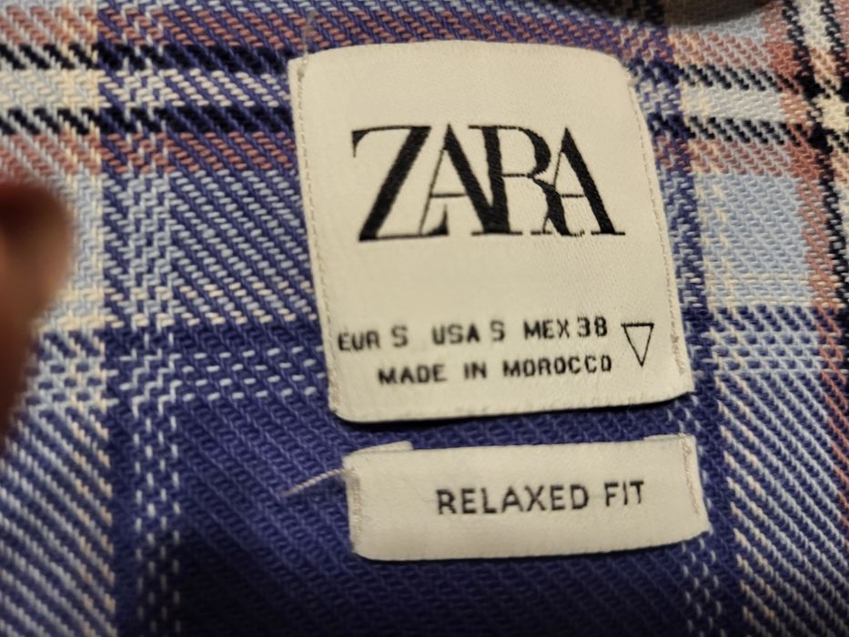 Koszula ZARA, krata, S