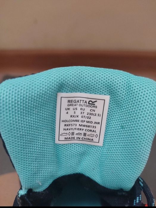 Buty trekkingowe Regatta Helcombe granatowe rozmiar 37