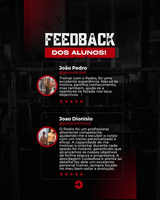 Estúdio de treino personalizado em Odivelas personal trainer