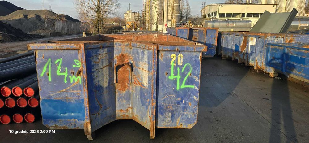 Kontenery hakowe sprzedam kp5, kp7,kp14