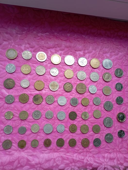 Коллекція монет СРСР, України, іноземні, росії різних часів та номінал
