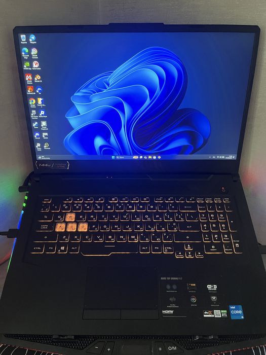 Игровой ноутбук, видиокарта 3050 и i5-11400f