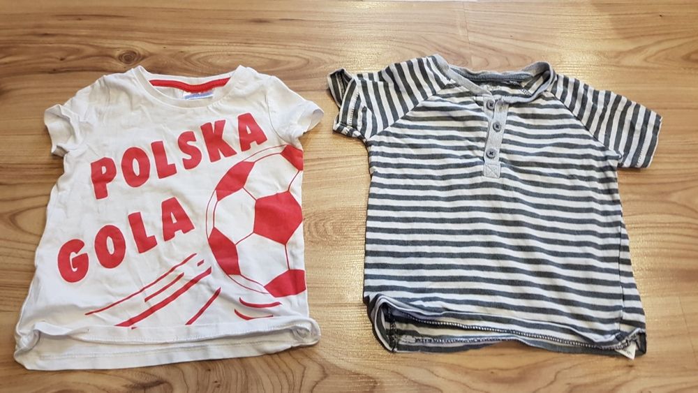 Zestaw koszulek t-Shirt dla chłopca r.80/86
