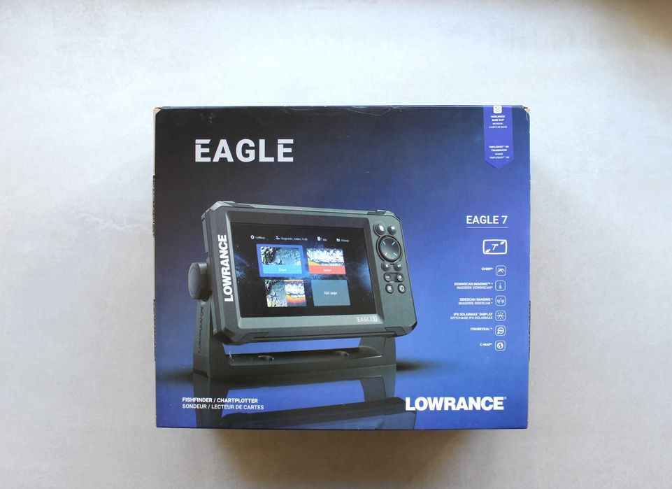 Ехолот Lowrance EAGLE-7 TripleShot HD  Картографія Гарантія