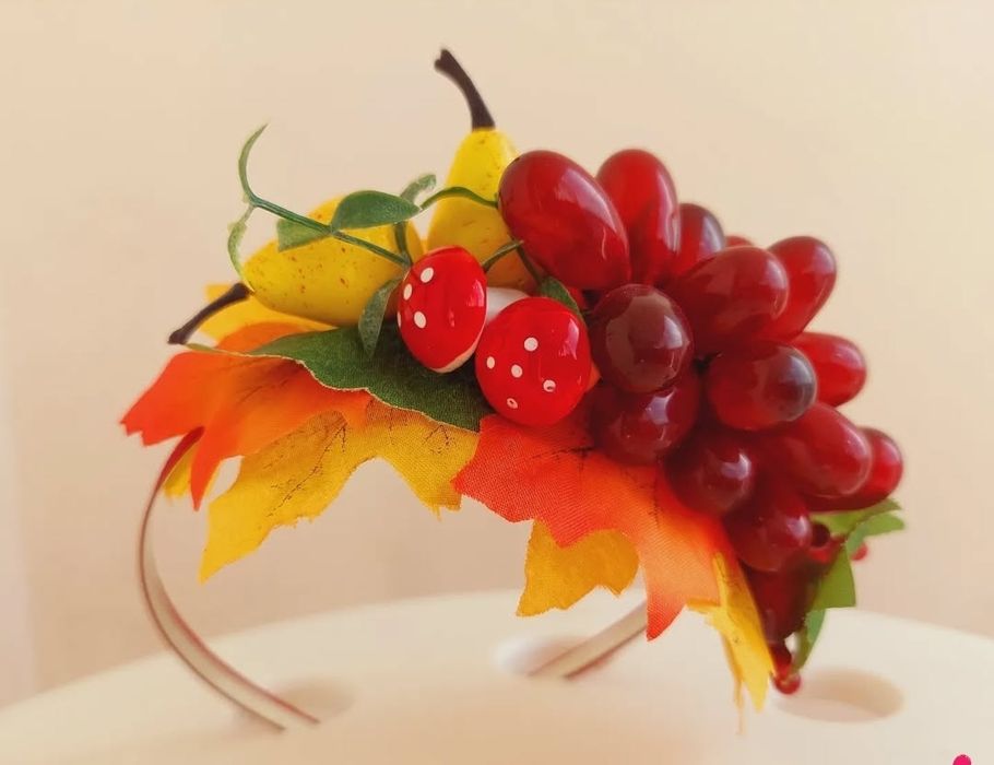 Осіння прикраса обруч осінь