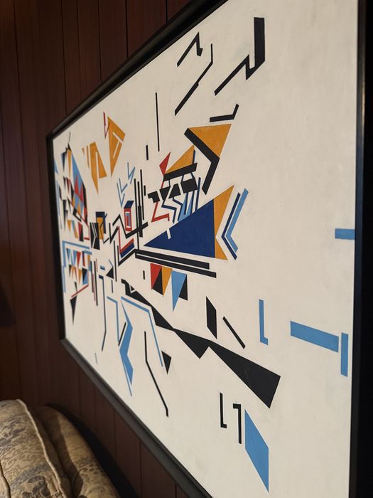 Quadro Nadir Afonso “jazz note” 1971