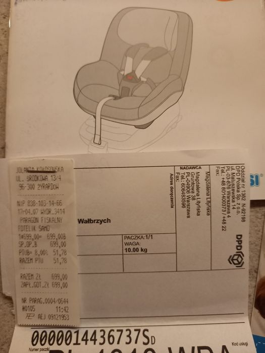 Fotelik maxi-cosi pearl baza familyfix