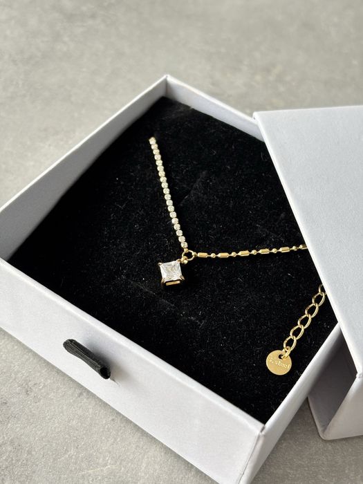 Elegancki naszyjnik Cyrkonia bling Hot