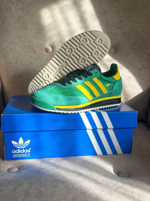 !LUXURY! Adidas SL 72 RS Green Yellow | 36 37 38 39 40 41