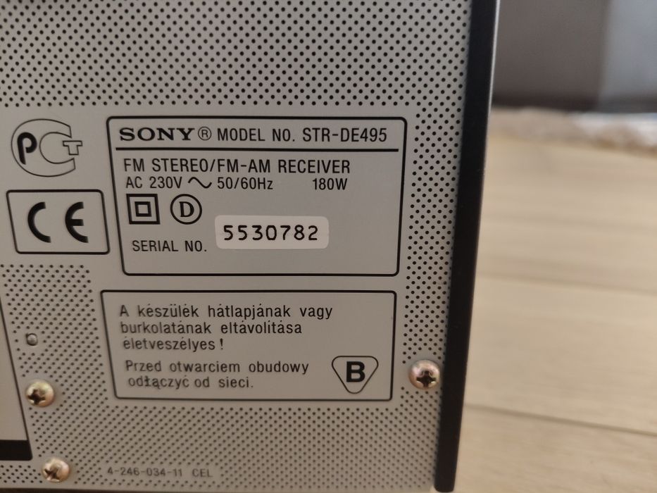 Amplituner i magnetofon Sony