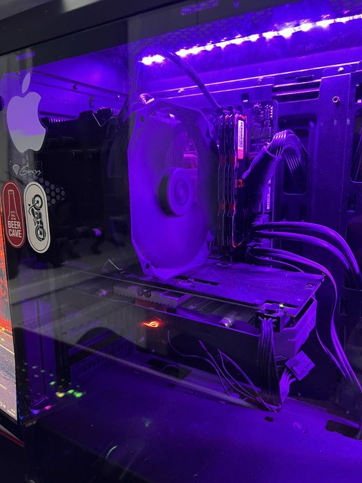 Stanowisko Komputerowe caly zestaw