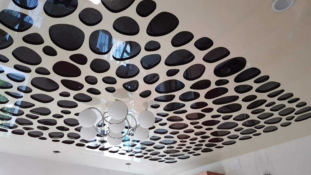 Натяжні стелі! Працюємо без світла! Акція - 270 грн. з роботою.