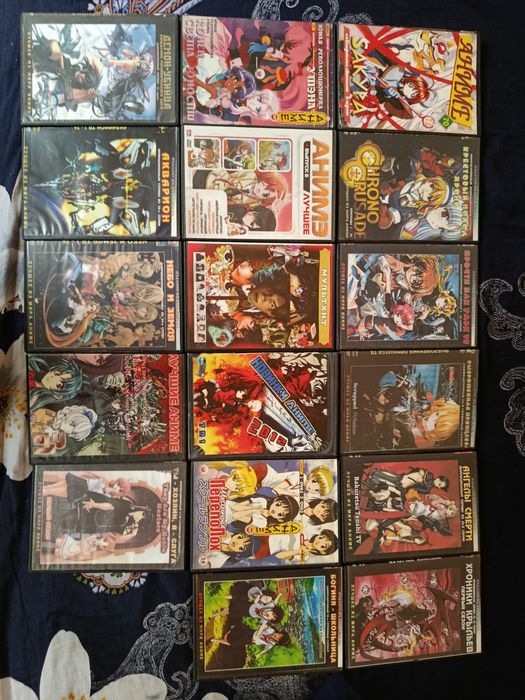 Аниме, ДВД диски