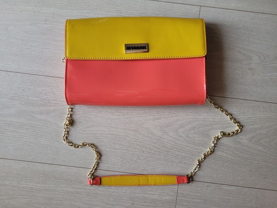Torebka Monnari żółto-łososiowa