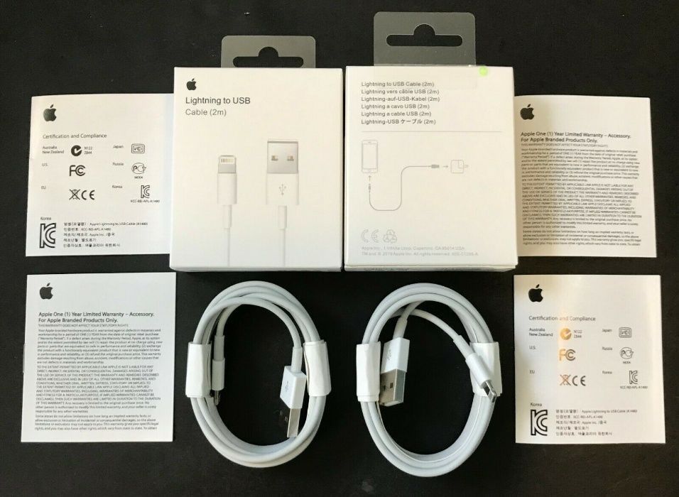 Кабель Lightning to Usb 2м Оригінал для iPhone Айфон оригинал зарядка ...