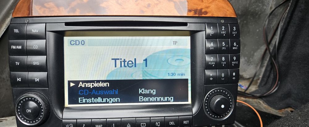 Radio comand Mercedes w220 lift...