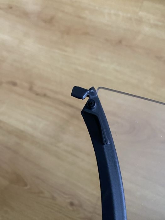 Defletor, vidro,  central boxter 986