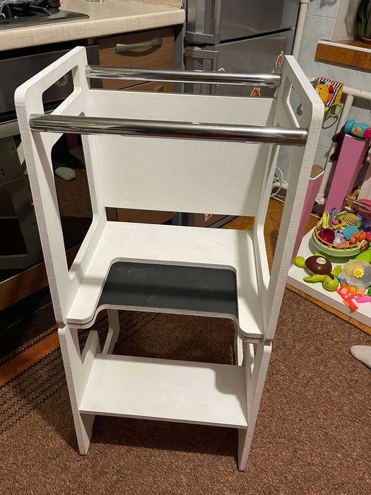 Вежа-помічник трансформер стіл,стільчиком дошка для малювання 3в1