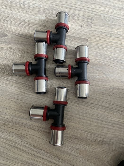 Trójnik zaprasowywany PEX KAN-therm ultraPRESS 25mm PPSU - 4 szt. Nowe!