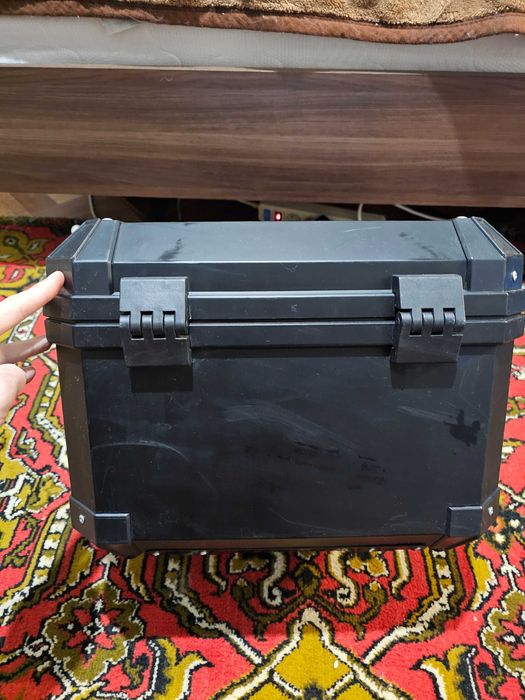 Кофр (багажник) для мотоцикла задній TDGO (45L) 43×38×36 чорний