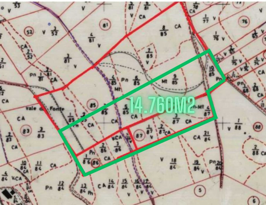 Terreno14.760 m² + Poço e Pavilhão–Casal da Várzea-Moita dos Ferreiros