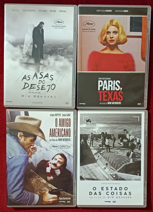 Wim Wenders "Box Vol. I" (4 filmes restaurados) RARO