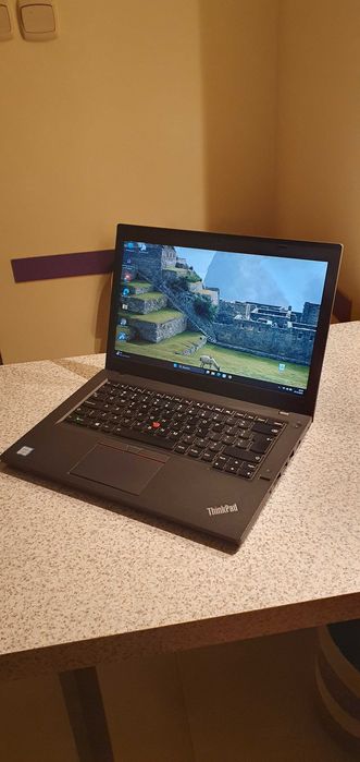 Laptop tytanowy ThinkPad T460 14" FHD IPS i5 8GB 240SSD b.5h ładny