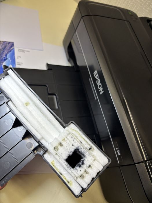 Фотопринтер EPSON L312 с заводской СНПЧ