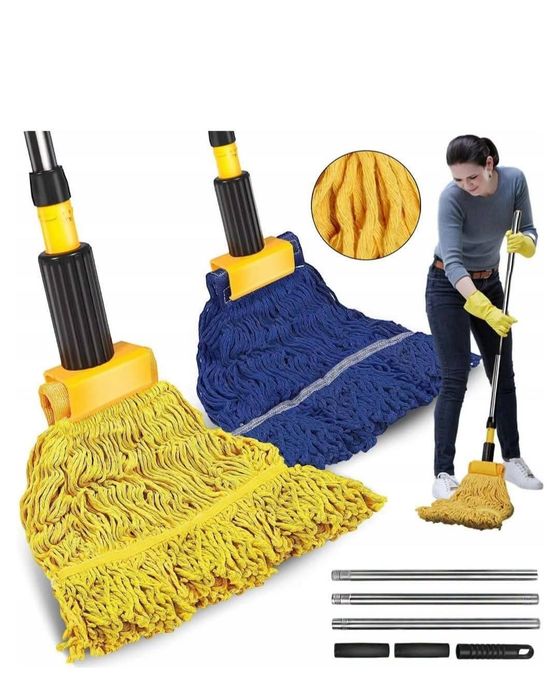 Mop przemysłowy 2 nakładki