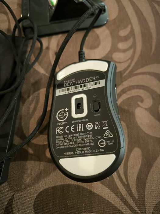 Razer DeathAdder V2+ Mouse with Cable Bungee Offer64298667457025123