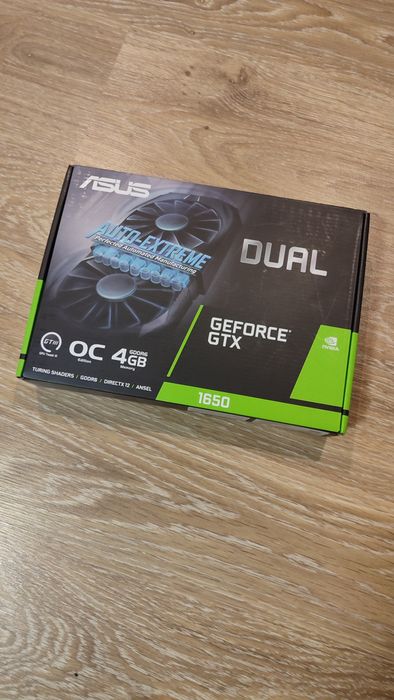 Відеокарта asus dual gtx 1650