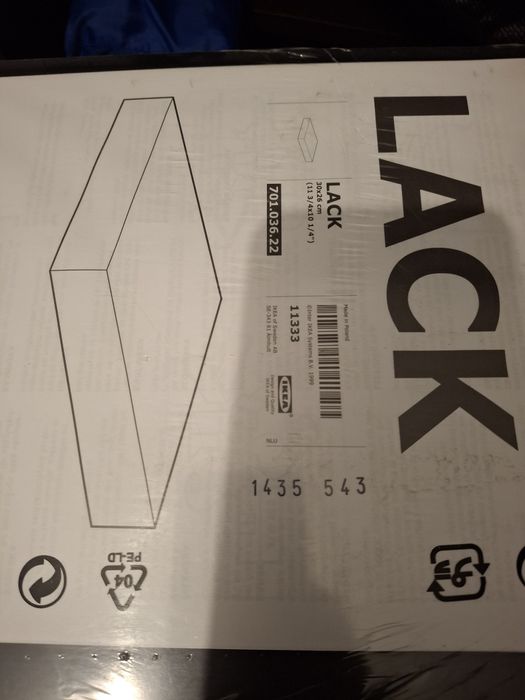 Półka lack ikea 30x26