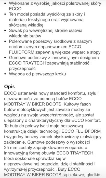 ECCO Modtray 38 nowe skóra