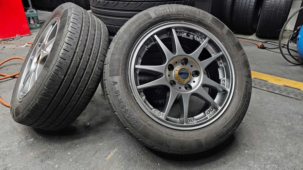 Alufelgi Dotz 5x112/16 /jak nowe/Continental letnie 205/55/16 -zamiana