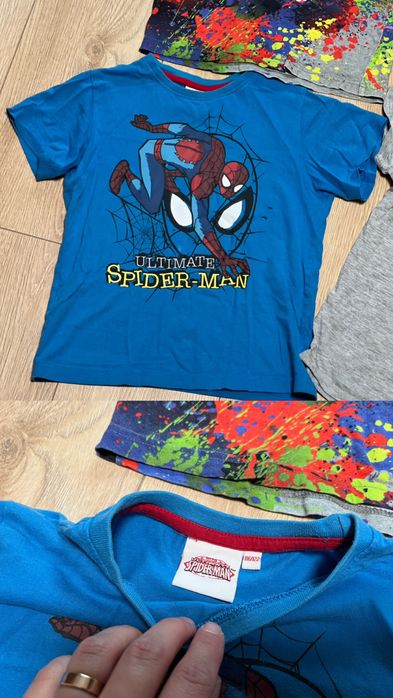 Футболка для хлопчика H&M, next, spiderman 6,7,8 років, 116, 122, 128