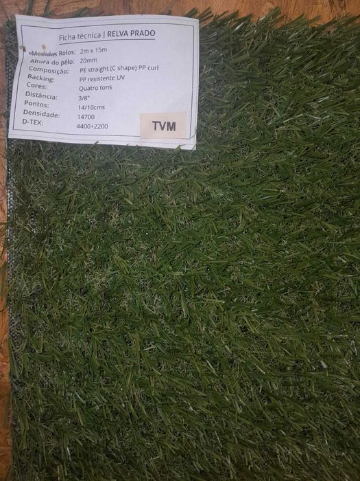 RELVA ARTIFICIAL - RELVA SINTÉTICA - VÁRIAS MEDIDAS