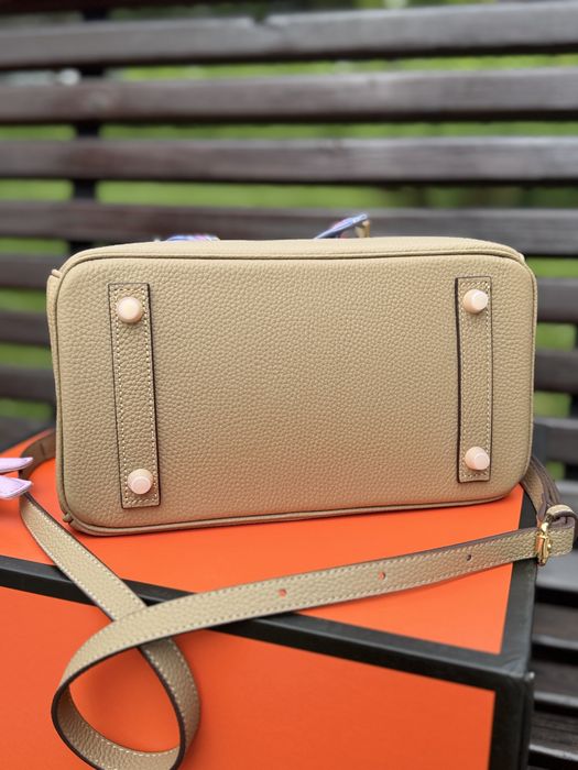 Шкіряна сумка в стилі Hermes Birkin 25 см.