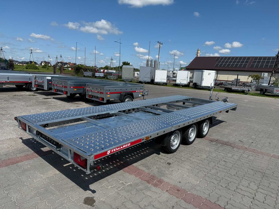 Laweta trzyosiowa 553x211 TEMARED CAR DECK 5521 S DMC:3.5T NOWY MODEL!