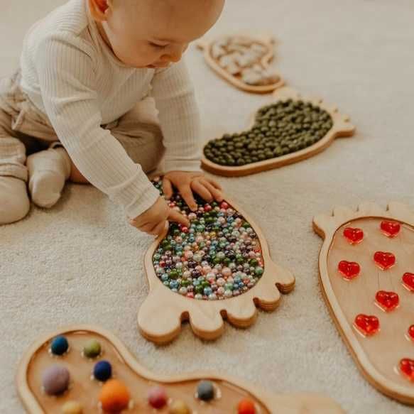 Stopy sensoryczne ścieżka sensoryczna zestaw Montessori 30 cm