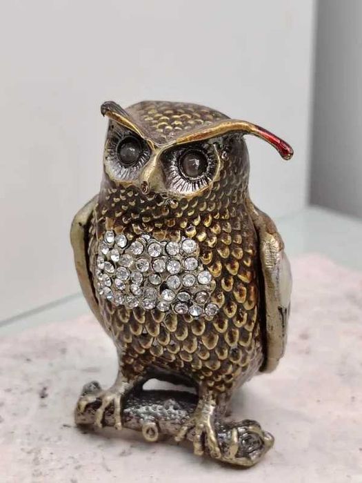 Porta-joias Coruja Vintage – Metal ENVIO GRATIS